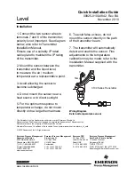 Preview for 2 page of Emerson 03100-0001-0001 Quick Installation Manual