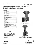 Preview for 1 page of Emerson 1051 H Instruction Manual