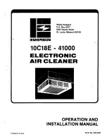 Preview for 1 page of Emerson 10C18E-41000 Operation And Installation Manual