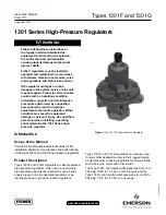 Emerson 1301G Instruction Manual preview