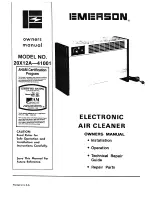 Emerson 20X12A-41001 Owner'S Manual preview