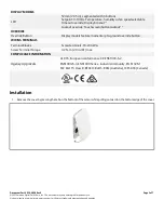 Предварительный просмотр 2 страницы Emerson 210-2000 Installation Manual