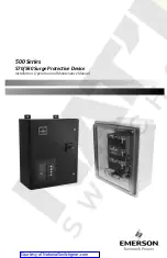 Emerson 500 Series Installation, Operation And Maintenance Manual preview