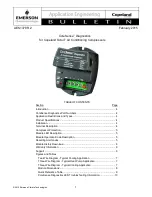 Предварительный просмотр 1 страницы Emerson 571-0066-00 Bulletin