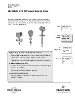 Emerson 7829ADAAAEBABA Product Data Sheet предпросмотр