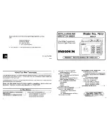 Preview for 1 page of Emerson 7903 Installation And Operation Manual