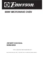 Preview for 1 page of Emerson 900W Owner'S Manual