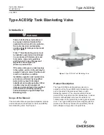 Предварительный просмотр 1 страницы Emerson ACE95jr Instruction Manual