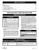 Preview for 2 page of Emerson AL200 Owner'S Manual