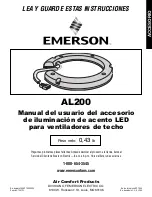 Preview for 9 page of Emerson AL200 Owner'S Manual