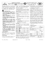 Предварительный просмотр 6 страницы Emerson ALCO CONTROLS FSE-0 Operating Instructions Manual