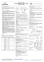 Preview for 1 page of Emerson Alco Controls FSX Series Operating Instruction