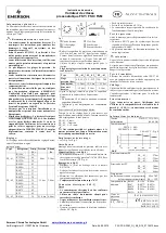 Preview for 3 page of Emerson Alco Controls FSX Series Operating Instruction