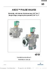 Emerson ASCO 353 Series Installation Manual предпросмотр