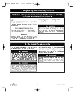 Предварительный просмотр 4 страницы Emerson ASHLAND CF717BS00 Owner'S Manual