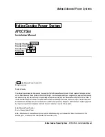 Preview for 3 page of Emerson ASTEC Helios Candeo AP6C75AA Installation Manual