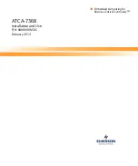 Preview for 1 page of Emerson ATCA-7368 Installation And Use Manual