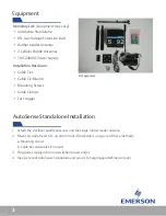 Preview for 3 page of Emerson AutoSense II Inbound Standalone Installation Manual