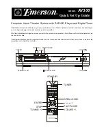 Preview for 1 page of Emerson AV300 Quick Setup Manual