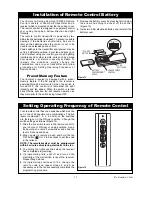 Предварительный просмотр 11 страницы Emerson AVANT ECO CF921VNB00 Owner'S Manual