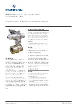 Preview for 1 page of Emerson AW Series Installation And Operation Manual