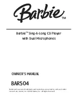 Emerson Barbie BAR504 Owner'S Manual preview