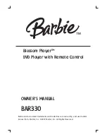 Preview for 1 page of Emerson Barbie Blossom Player BAR330 Owner'S Manual