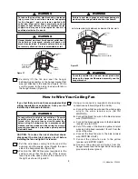 Предварительный просмотр 9 страницы Emerson BATON ROUGE CF3200AWL00 Owner'S Manual