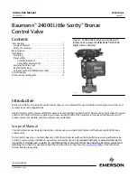 Предварительный просмотр 1 страницы Emerson Baumann 24000 Little Scotty Instruction Manual