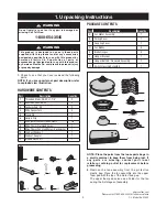 Preview for 3 page of Emerson BELLA CF442AW Owner'S Manual