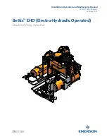 Emerson Bettis Electro-Hydraulic Operated Installation, Operation And Maintenance Manual preview