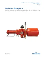 Emerson Bettis G01 Series Installation, Operation And Maintenance Manual preview