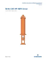 Emerson Bettis GVO-HP-FS Linear Installation, Operation And Maintenance Manual preview