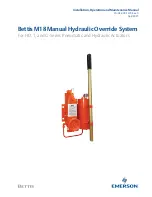 Emerson Bettis M18 Installation, Operation And Maintenance Manual preview