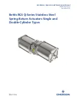 Preview for 1 page of Emerson Bettis RGS Q Series Installation, Operation And Maintenance Manual