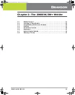 Предварительный просмотр 22 страницы Emerson Branson 2000 Series Instruction Manual