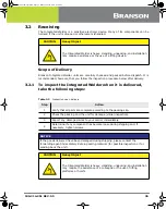 Предварительный просмотр 44 страницы Emerson Branson 2000 Series Instruction Manual