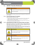 Предварительный просмотр 121 страницы Emerson Branson 2000 Series Instruction Manual