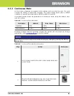 Preview for 71 page of Emerson Branson LPX Instruction Manual