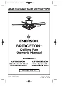 Emerson BRIDGETON CF180AP00 Owner'S Manual предпросмотр