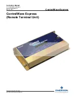 Emerson Bristol ControlWave Express Instruction Manual предпросмотр