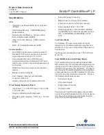 Preview for 2 page of Emerson Bristol ControlWave LP Product Data