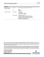 Предварительный просмотр 10 страницы Emerson Bristol ControlWave PAC Technical Specifications