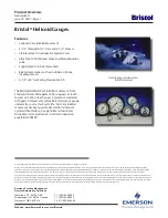 Preview for 1 page of Emerson Bristol Helicoid Gauges Product Overview