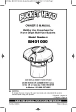 Preview for 1 page of Emerson Bucket Head BH01000 Owner'S Manual