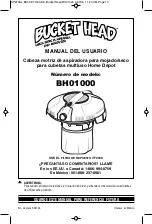 Preview for 10 page of Emerson Bucket Head BH01000 Owner'S Manual