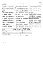 Preview for 5 page of Emerson BVE Series Operating Instructions Manual