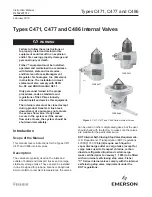 Предварительный просмотр 1 страницы Emerson C471 Instruction Manual