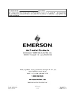 Preview for 36 page of Emerson CALLITO COVE Owner'S Manual