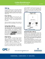 Предварительный просмотр 2 страницы Emerson Carbon Dioxide Sensor Product Information Sheet